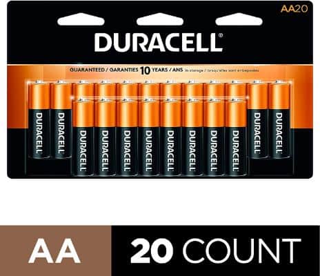 Duracell - CopperTop AA Alkaline Batteries - long-lasting, all-purpose Double-A battery for household and business