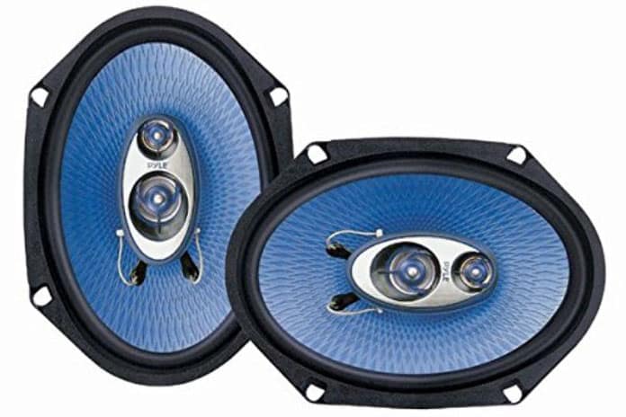 Upgraded Blue Poly Injection Cone 3-Way Speaker