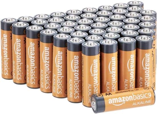 AmazonBasics AA 1.5 Volt Performance Alkaline Batteries - Pack of 48