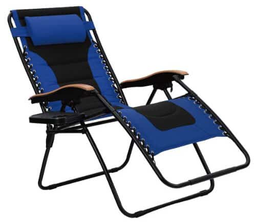 PHI VILLA Oversize XL Padded Zero Gravity Lounge Chair